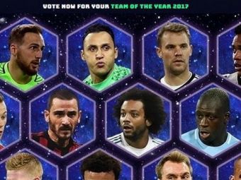 
	UEFA a anuntat lista celor 50 de jucatori nominalizati pentru echipa anului 2017! Fanii pot sa voteze aici jucatorii preferati
