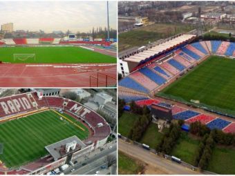 
	2018, anul pelerinajului. Unde pot juca Dinamo, CSA Steaua, Academia Rapid si nationala de rugby dupa ce incep lucrarile la noile lor stadioane
