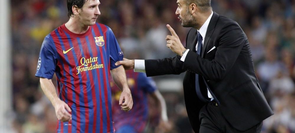 Pep Guardiola Barcelona Lionel Messi Manchester City