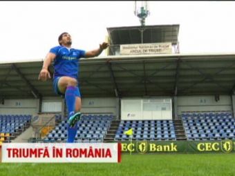 
	Tongalezul care poate juca pentru nationala Romaniei! De ziua nationala a alergat dupa minge prin tot Bucurestiul
