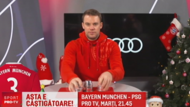 
	VIDEO: Neuer a jucat alba-neagra cu fanii lui Bayern pe net :) Nemtii, pregatiti pentru miracol: 4-0 marti cu PSG si castiga grupa in Champions League
