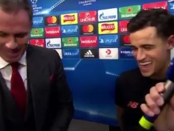 
	Moment GENIAL dupa ce Coutinho a marcat 3 goluri cu Spartak! A sunat telefonul in mijlocul interviului: &quot;Te cauta Barcelona?&quot; Care a fost replica
