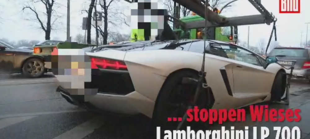 Tim Wiese Lamborghini Aventador