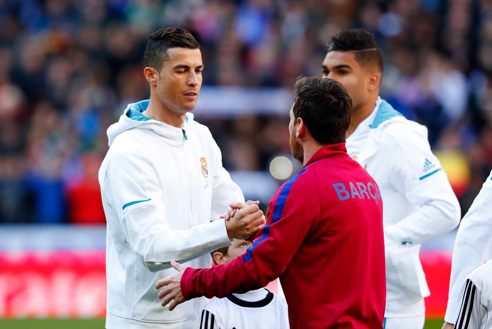 Gestul facut de Ronaldo in momentul in care a dat mana cu Messi, la inceputul meciului! Portughezul s-a mai remarcat o data in timpul jocului_2