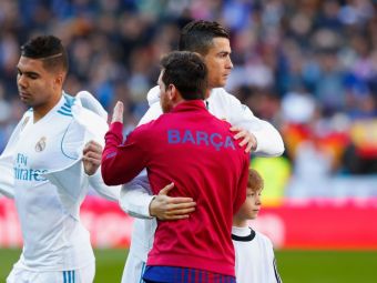 
	Gestul facut de Ronaldo in momentul in care a dat mana cu Messi, la inceputul meciului! Portughezul s-a mai remarcat o data in timpul jocului
