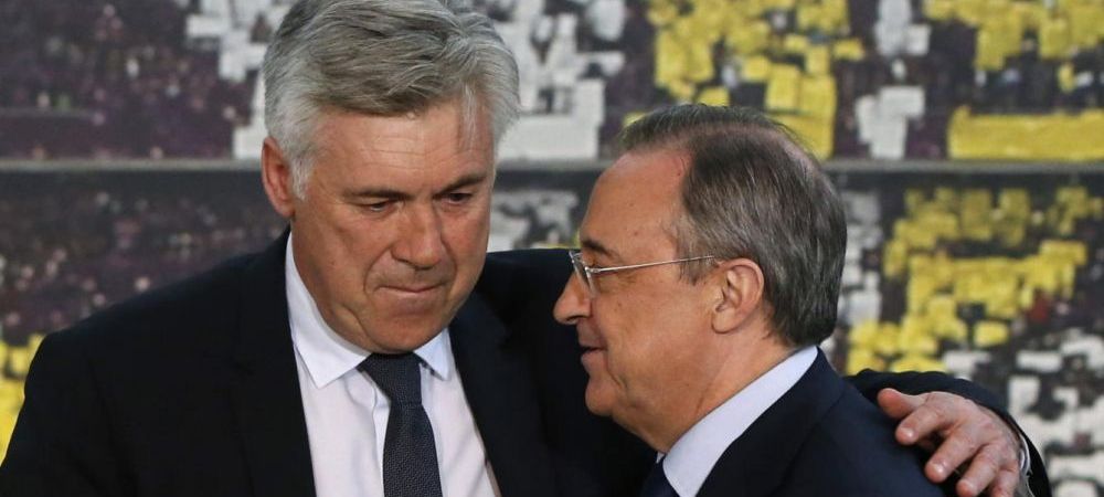 Florentino Perez Carlo Ancelotti Real Madrid