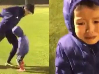 
	Acesta este adevaratul GRINCH din fotbal :)) Cine este jucatorul care si-a umilit propriul copil la fotbal pana l-a facut sa planga! VIDEO
