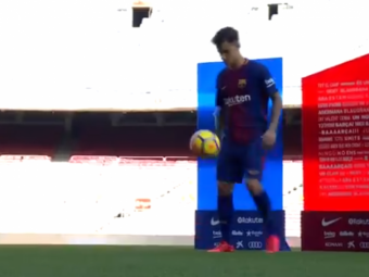 
	VIDEO Coutinho, prezentat oficial pe Camp Nou, in fata fanilor! Momentul asteptat de toata lumea: cum s-a descurcat la jonglerii :)
