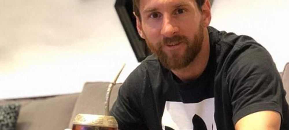 Lionel Messi Barcelona Ceai Yerba Mate