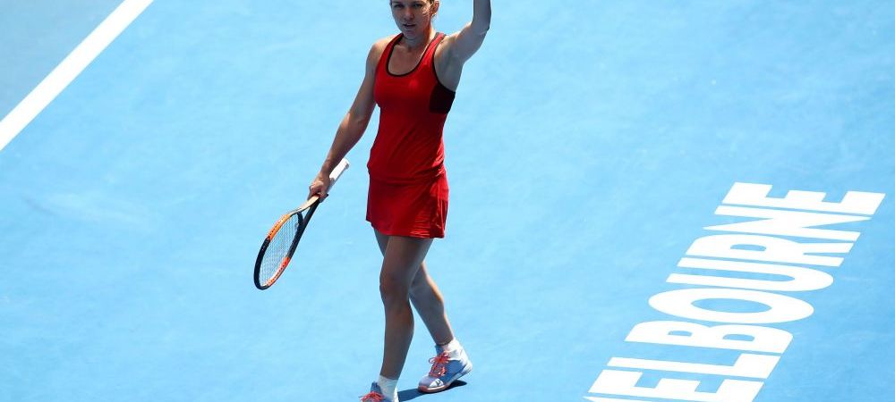 Simona Halep Australian Open Lauren Davis