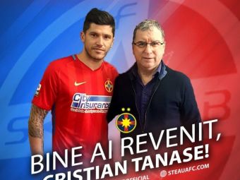 
	Cristi Tanase, prezentat OFICIAL la Steaua! Jucatorul s-a pozat cu Argaseala si a plecat in Spania! FOTO
