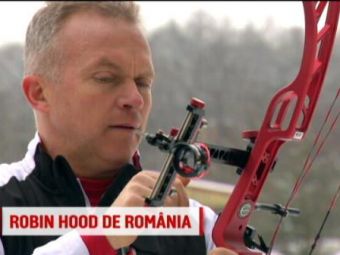 
	El este Robin Hood din Romania! Cum a profitat de zapada fostul campion la tir cu arcul

