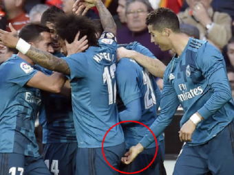 Cristiano, ce faci acolo? :)) FOTO | Gestul controversat facut de Ronaldo in spatele lui Marcelo: imaginea care a RUPT internetul in doua :) 
