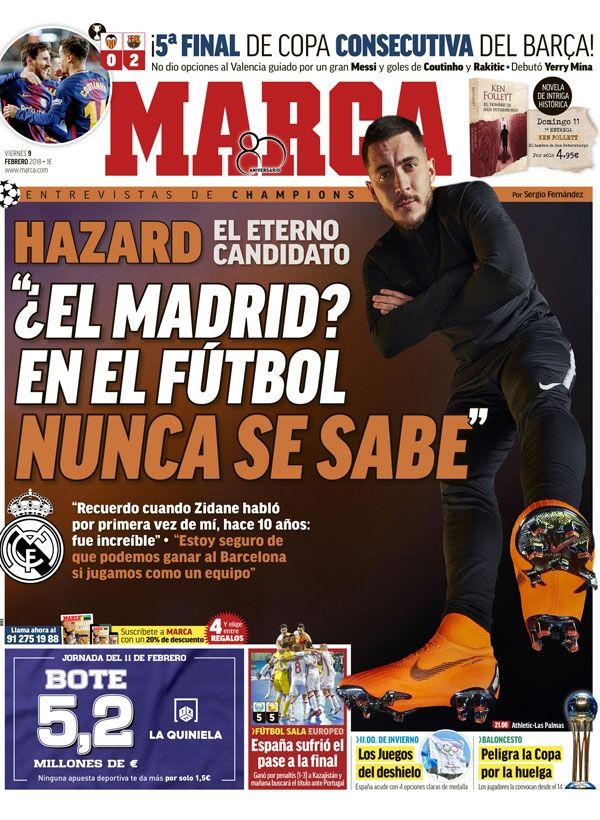 "Nu stii niciodata ce se poate intampla!" Hazard a vorbit in premiera despre transferul la Real Madrid! Ce a spus despre duelul cu Barca din Liga_2