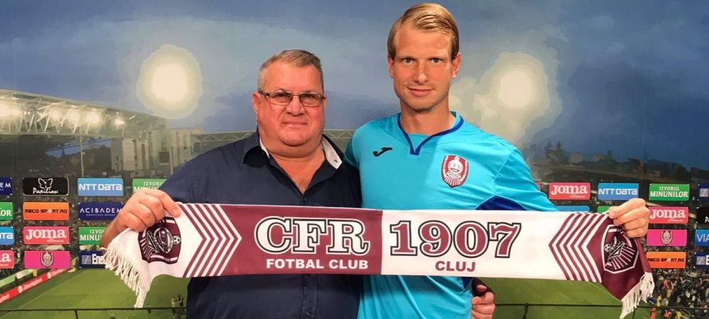 Giedrius Arlauskis CFR Cluj Iuliu Muresan Steaua