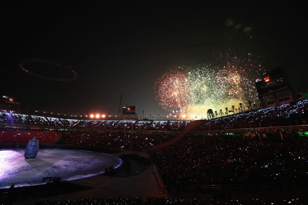 FOTO! Imagini de la ceremonia de deschidere a Jocurilor Olimpice de iarna de la PyeongChang! Romania, reprezentata de 28 de sportivi_4