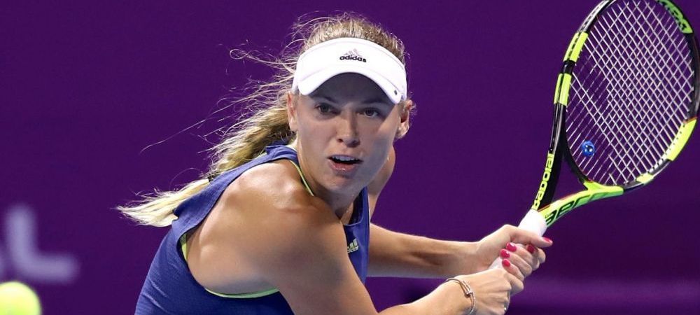 Caroline Wozniacki Qatar Total Open Simona Halep Turneul de la Doha