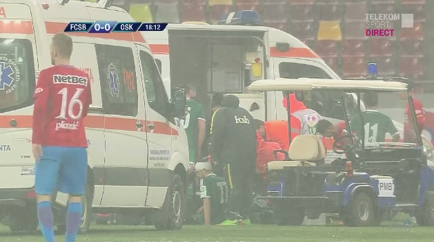 Momente de panica: medicii de pe ambulanta au interzis o decizie a antrenorului si au fortat o schimbare la FCSB - Sepsi_4