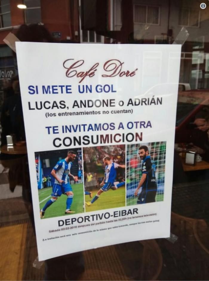 FOTO | Super-oferta pentru fanii lui Deportivo! Daca marcheaza Andone, beau gratis intr-un local din La Coruna_1