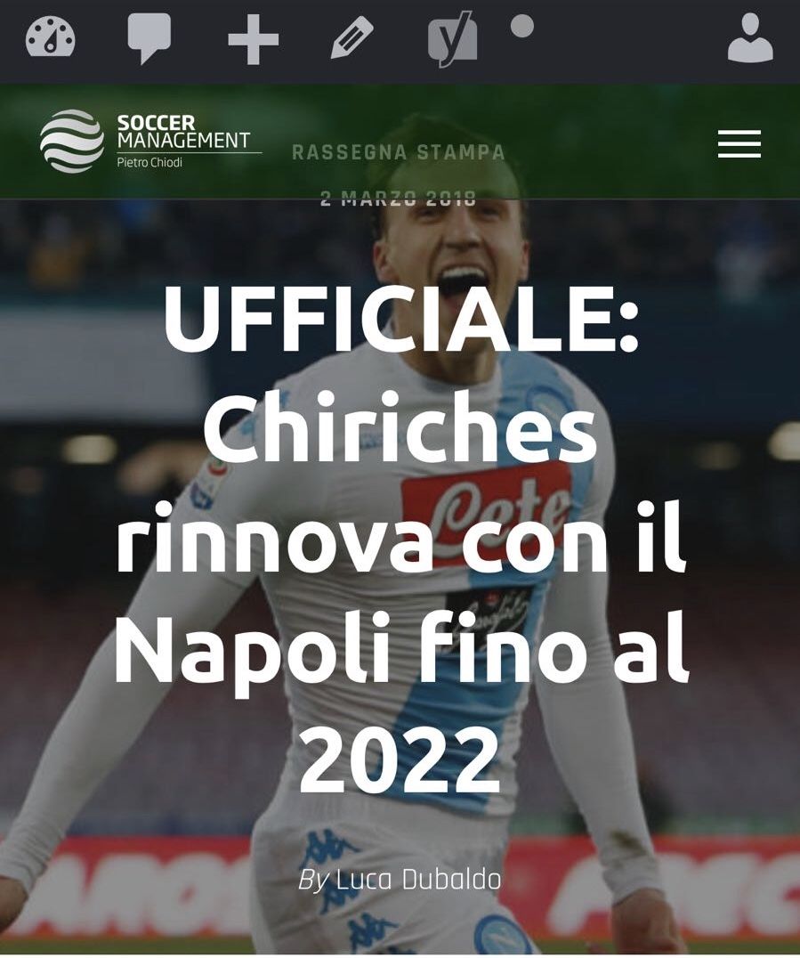 Napoli a facut anuntul oficial: Chiriches si-a prelungit contractul! Pe cati ani a semnat_1