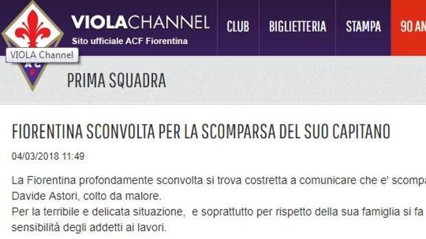 Tragedie cumplita in fotbalul italian! Capitanul Fiorentinei a murit in aceasta noapte_1