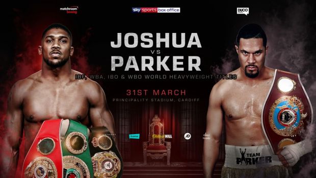 Joshua vs Parker, 31 martie, PROTV | Peste 80.000 de galezi asteptati la meciul anului: Joshua si Parker se bat pentru 3 centuri