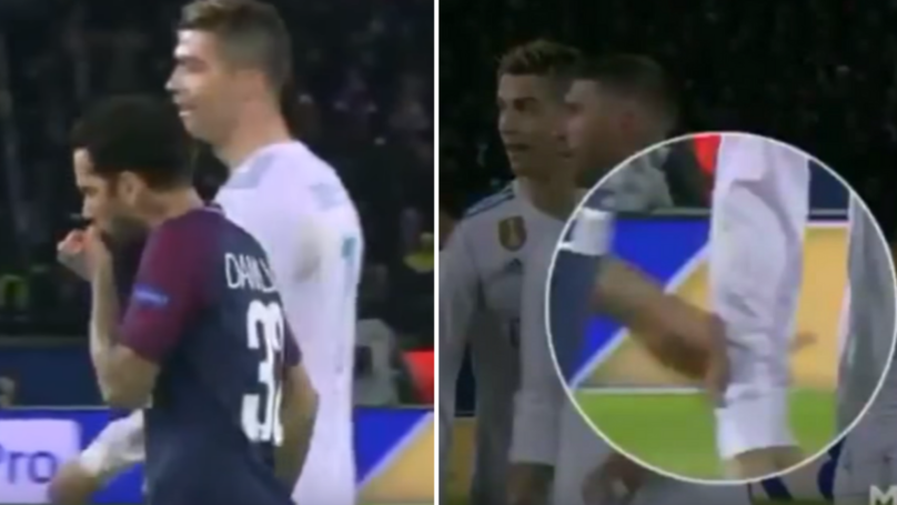 Faza incredibila pe care nimeni nu a vazut-o! Razboiul Cristiano - Dani Alves a ajuns in punctul MURDAR: brazilianul si-a suflat nasul si s-a sters pe Ronaldo_1