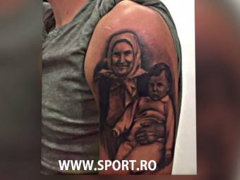 
	Fotbalistul roman care si-a tatuat BUNICA pe brat: &quot;E o semnificatie importanta pentru mine!&quot; FOTO

