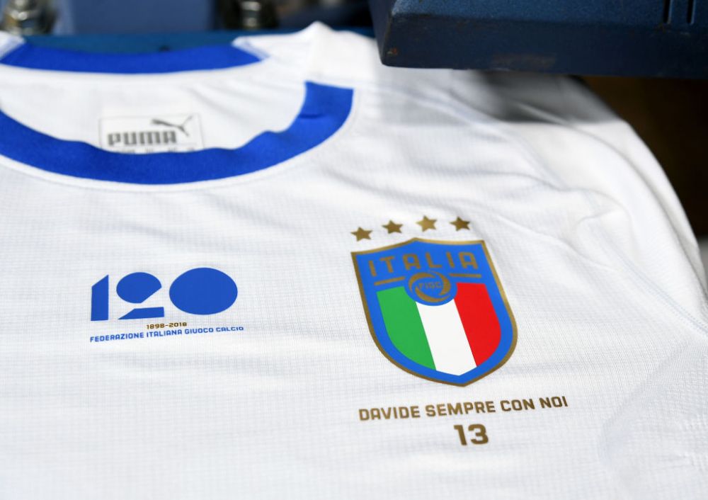 "Davide, mereu vei fi cu noi!" Gest SUPERB facut de jucatorii nationalei Italiei. Ce tricouri vor imbraca italienii pentru amicalele cu Argentina si Anglia FOTO_3