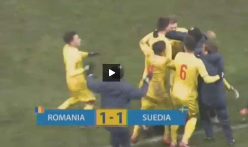 ALO, ASTA E GENERATIA PRO! Romania 2-1 Suedia la U19 si avem nevoie de un egal marti, cu Ucraina, pentru calificarea la EURO_6