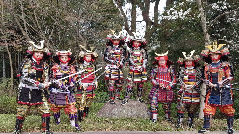 GALERIE FOTO: Luptatoarele Romaniei, imbracate in samurai! Fetele au mers pentru prima data la un campionat mondial_11