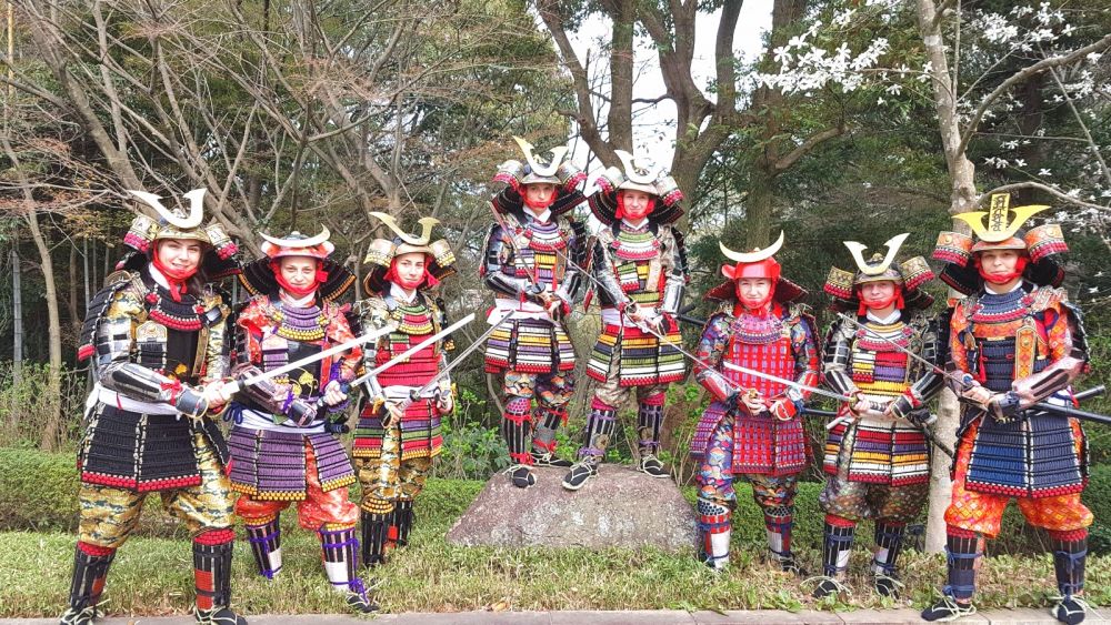 GALERIE FOTO: Luptatoarele Romaniei, imbracate in samurai! Fetele au mers pentru prima data la un campionat mondial_13