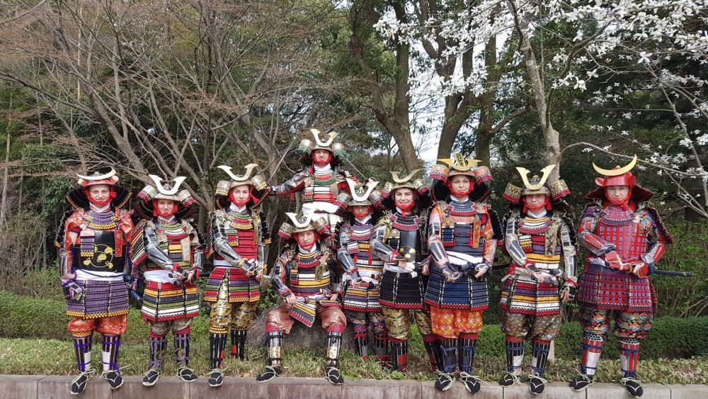 GALERIE FOTO: Luptatoarele Romaniei, imbracate in samurai! Fetele au mers pentru prima data la un campionat mondial_10
