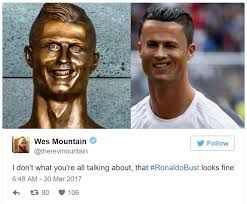 DRAMA artistului care i-a facut statuia lui Ronaldo! Prin ce a trecut dupa ce a fost IRONIZAT de toata planeta si cum a refacut-o. VIDEO_14
