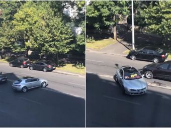 Scene incredibile pe un bulevard din Bucuresti! Un sofer haotic putea provoca cel putin un accident grav. VIDEO