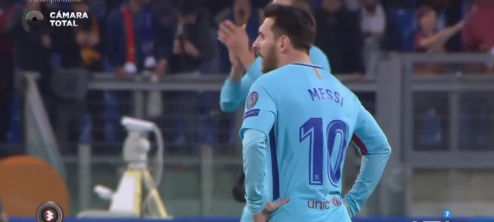 Lionel Messi AS Roma Barcelona Liga Campionilor uefa champions league