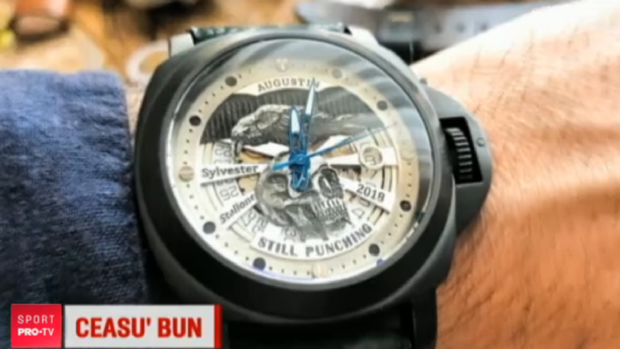 Silvester Stallone a primit cadou un ceas din Romania! Florian Munteanu filmeaza cu el in Philadelphia pentru Creed 2_1