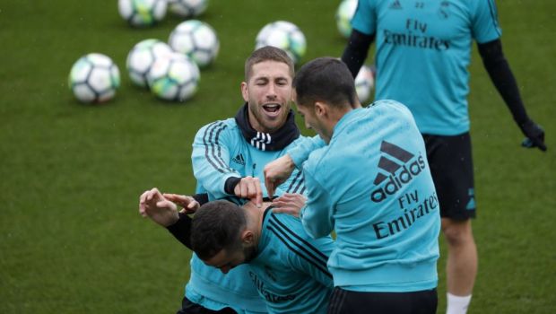 
	&quot;Cateva likeuri fac bine la moral!&quot; :) Sergio Ramos a marcat un SUPER GOL la antrenament. VIDEO
