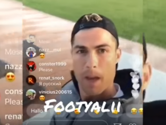 
	Cristiano is now LIVE. Marturisirea facuta de Ronaldo in fata a mii de fani, pe Instagram: &quot;Oamenii cred ca nu-mi place, dar imi place mult&quot;
