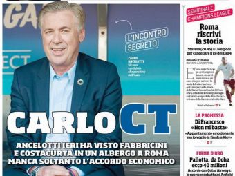 Italia si-a gasit selectioner! Carlo Ancelotti, chemat pentru RECONSTRUCTIA nationalei