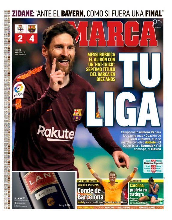 INVICTUS! Barcelona, titlul 25 in Spania! Messi, golul 1000 in cariera: "E liga ta, Leo!" _2