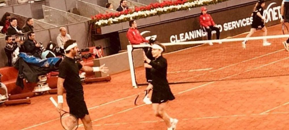 Simona Halep Juan Martin del Potro Madrid Open