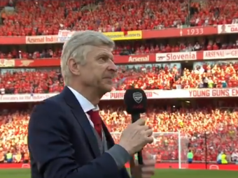 
	Piele de gaina! Arsene Wenger a luat microfonul in fata a 60.000 de oameni, pe Emirates, si a transmis un mesaj
