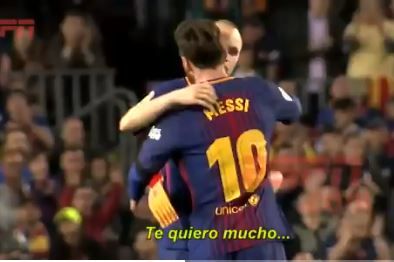 Spaniolii i-au citit pe buze! FABULOS! Ce i-a spus Iniesta lui Messi in momentul in care i-a dat banderola, la ultimul El Clasico_2