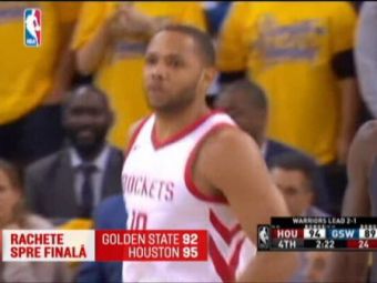
	Lupta pentru finala NBA s-a incins: Houston a reusit marea surpriza! Curry a avut un suporter de lux
