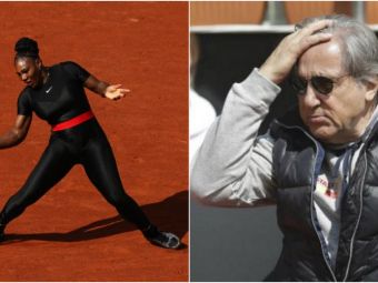 
	Reactia lui Ilie Nastase dupa ce a vazut-o pe Serena Williams la Roland Garros in echipamentul de &quot;Catwoman&quot;
