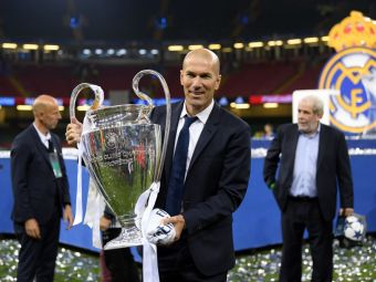 
	Cifrele incredibile ale mandatului lui Zidane! Francezul pleaca de la Real la egalitate cu cei mai titrati antrenori din istoria UCL. Cate trofee a castigat
