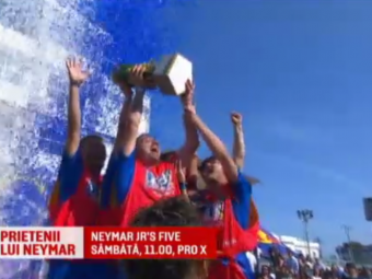 Romanii vor sa ia din nou titlul mondial la turneul lui Neymar! Cei mai buni din tara joaca la &quot;Neymar Junior&#39;s Five&quot; sambata, de la 11:00, la PRO X