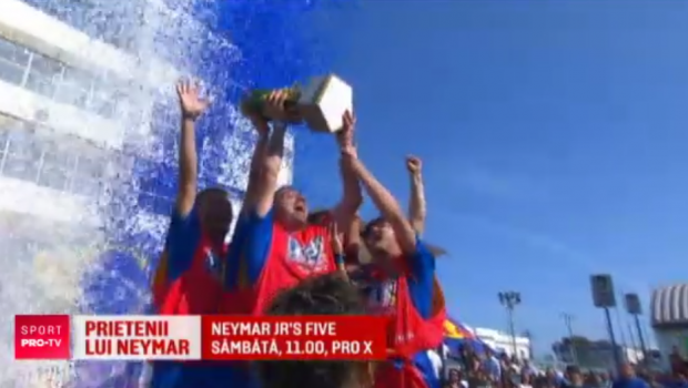 Romanii vor sa ia din nou titlul mondial la turneul lui Neymar! Cei mai buni din tara joaca la &quot;Neymar Junior&#39;s Five&quot; sambata, de la 11:00, la PRO X