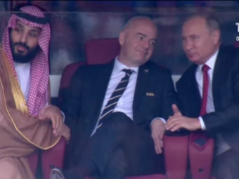 FABULOS! Cum au reactionat Putin, Infantino si Printul Salman dupa al 3-lea gol din Rusia - Arabia Saudita